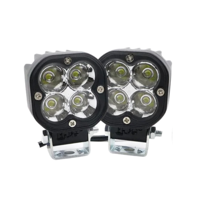 LIU HJG 40W LED Fog Light with Yellow Lens & Wiring Harness