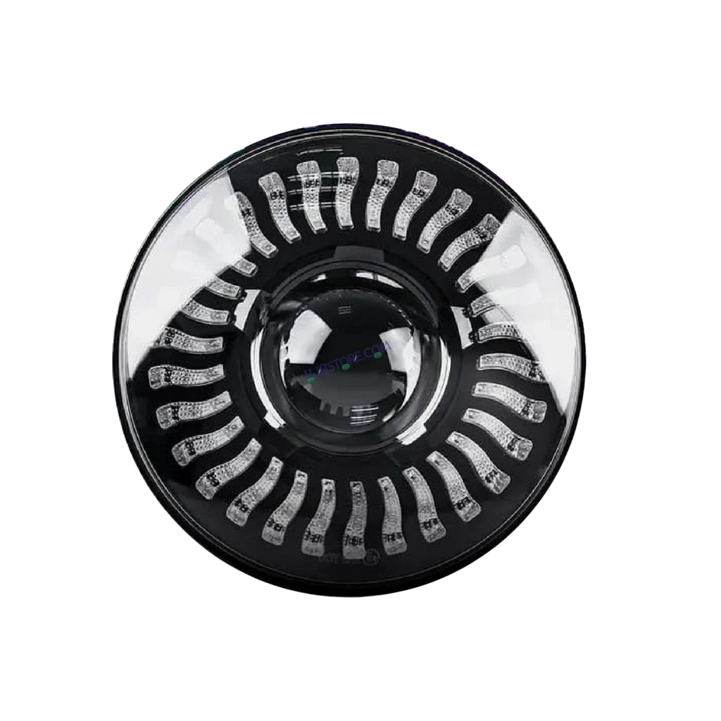White LED Headlight LIU HJG 7 Inch. (C202)