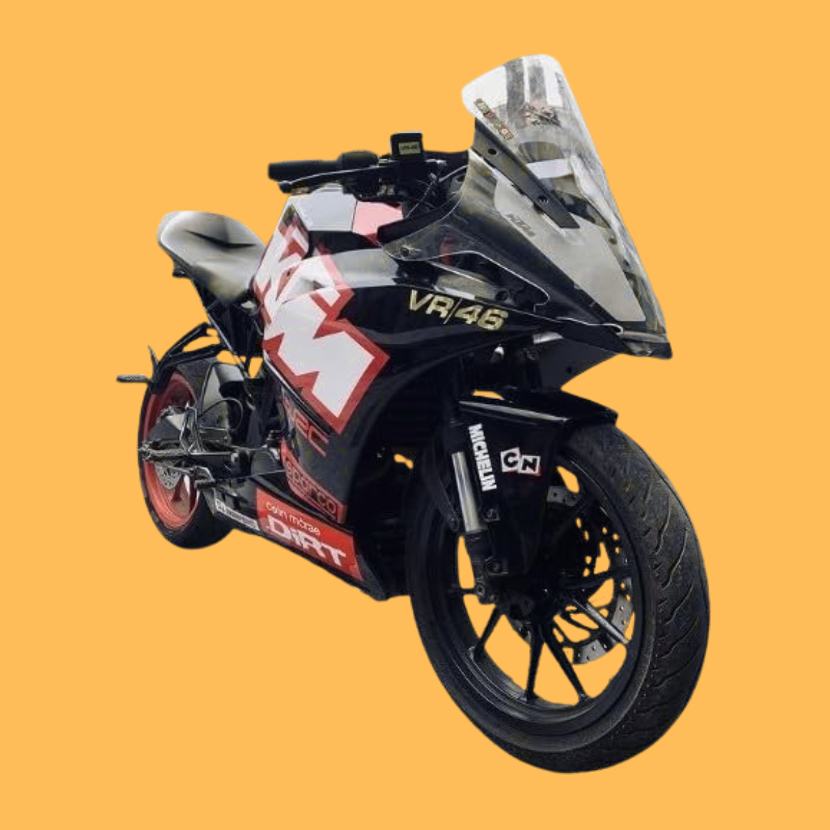 Windshield Visor KTM Clear