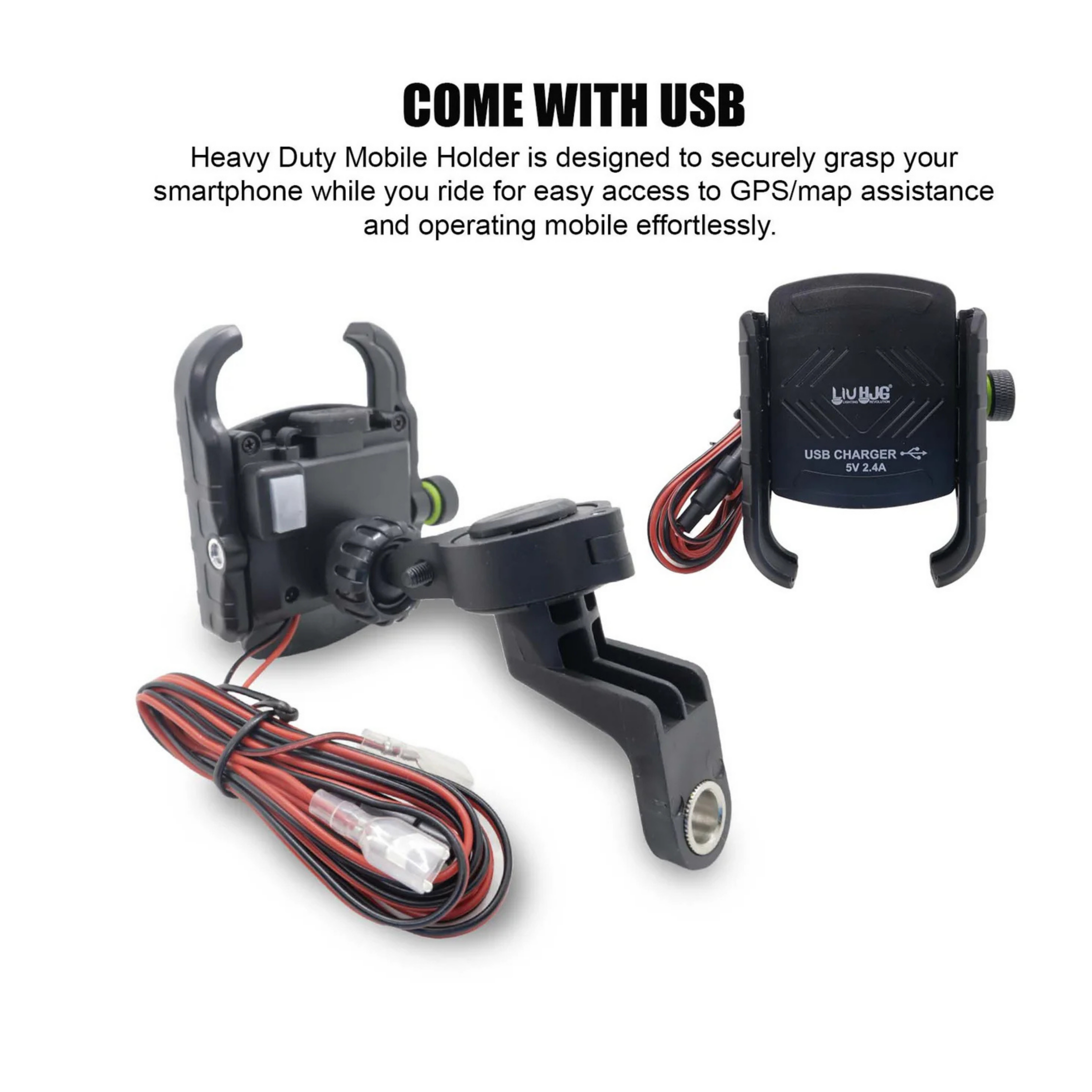 Mobile Mount with USB Charger LIUHJG M8