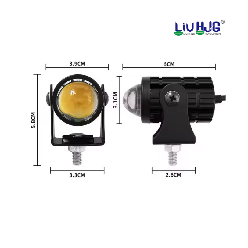 LIU HJG® Mini Driving LED Fog Light - 36W 5-Modes