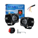 LIU HJG LED Tiny Laser Cannon Single Lens Fog Light Wateproof & Dustproof