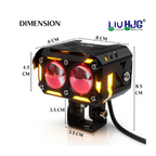 LIU HJG Dual Cut Lens LED Fog Light  120W