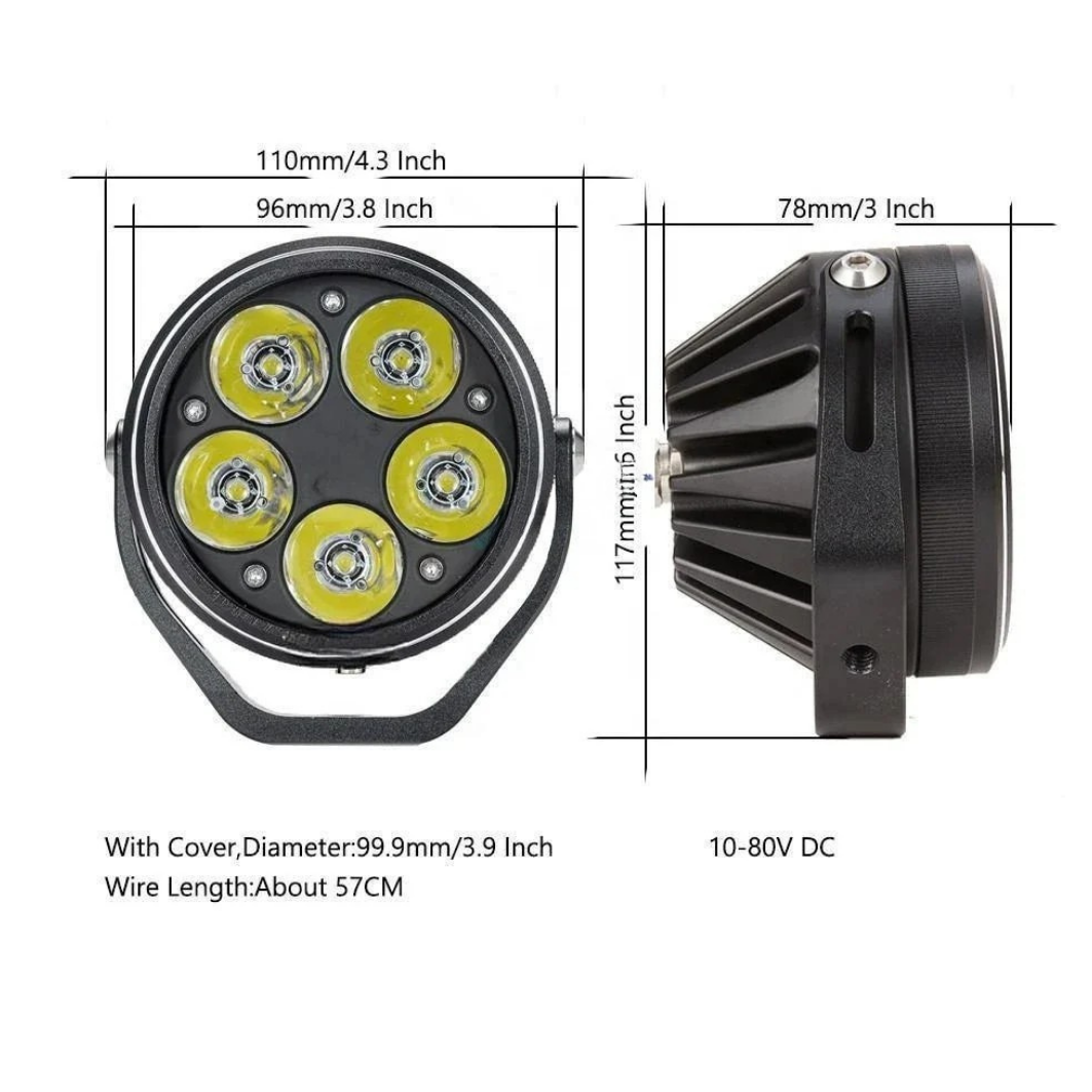 LIU HJG 5 LED 100W Round CREE Foglight