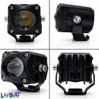 LIU HJG LED Tiny Laser Cannon Single Lens Fog Light Wateproof & Dustproof