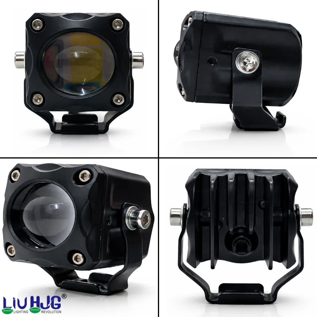 LIU HJG LED Tiny Laser Cannon Single Lens Fog Light Wateproof & Dustproof