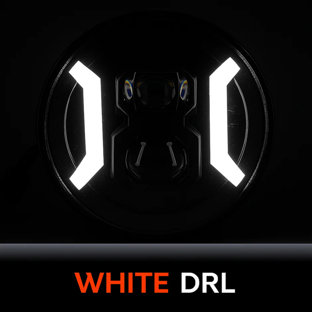 7 inch Round LED Headlight with DRL (C-284)