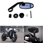 Mirror Side Handle Oval