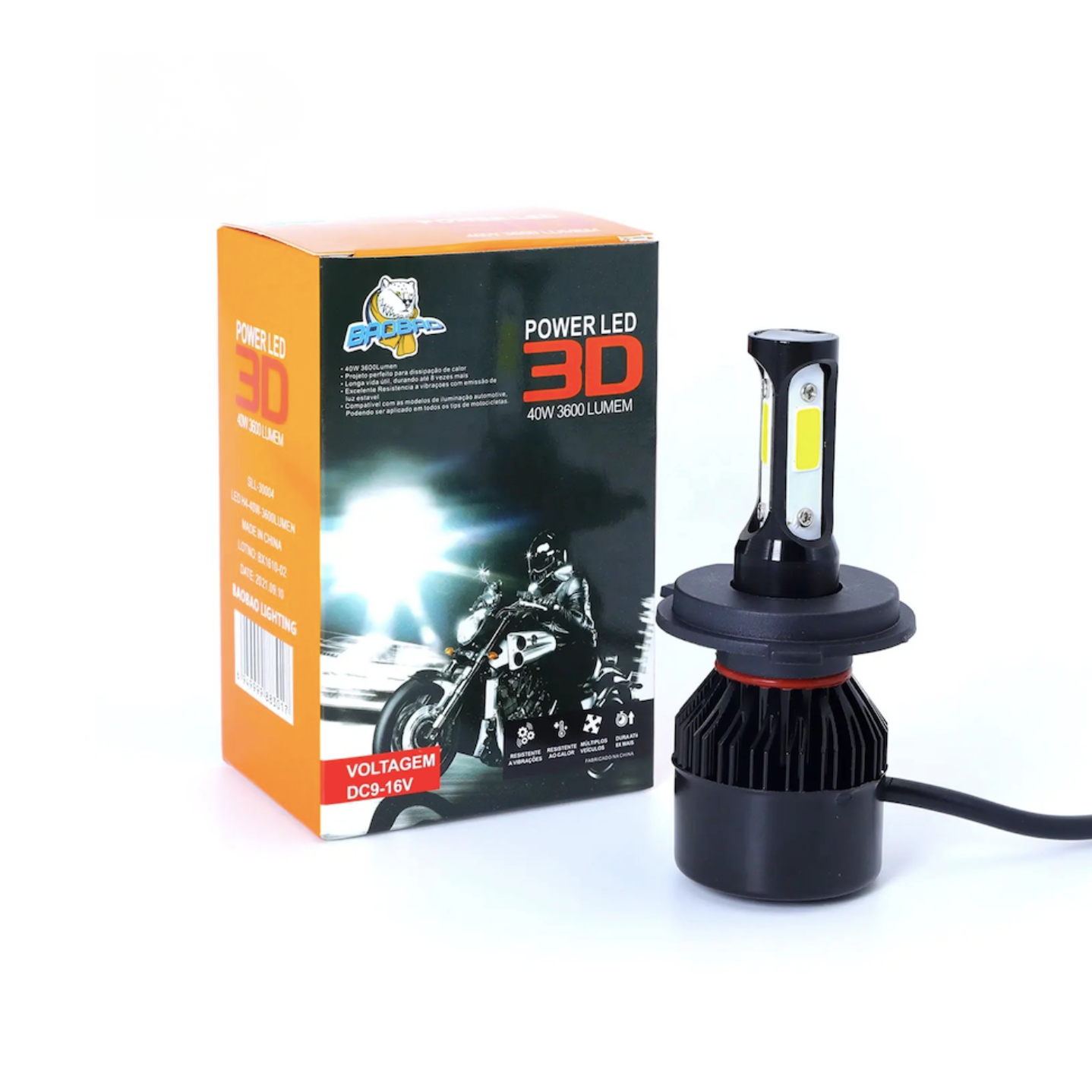 Led Head Light 40W 3D