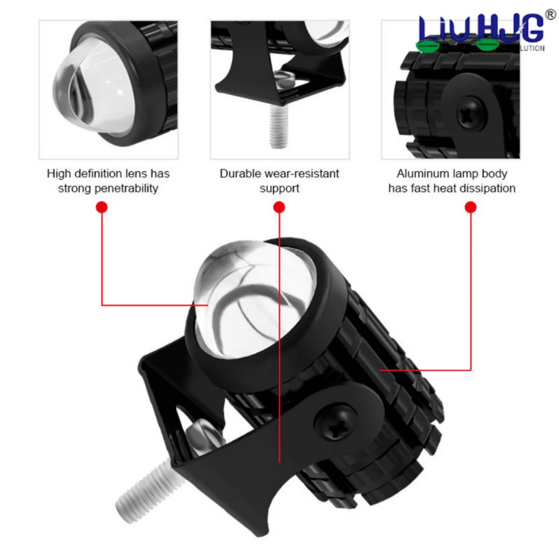 LIU HJG® Mini Driving LED Fog Light - 36W 5-Modes