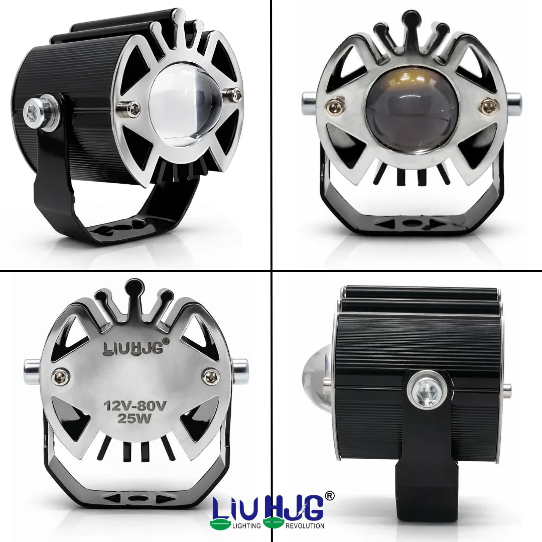 LIU HJG Original 25W Dual-Color LED Fog Light