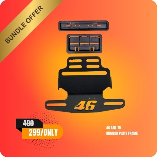 TAIL TD NUMBER PLATE FRAME BUNDLE