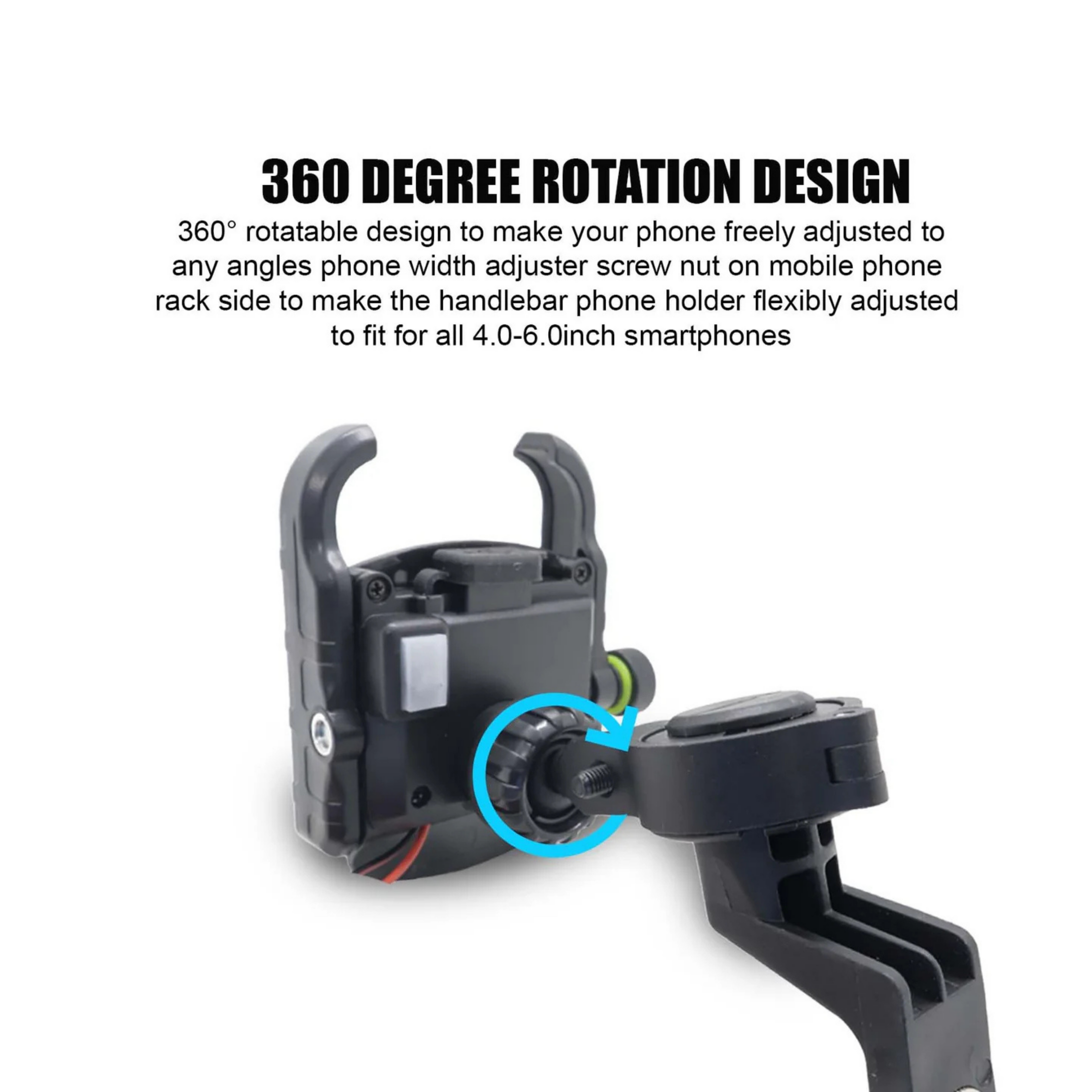 Mobile Mount with USB Charger LIUHJG M8
