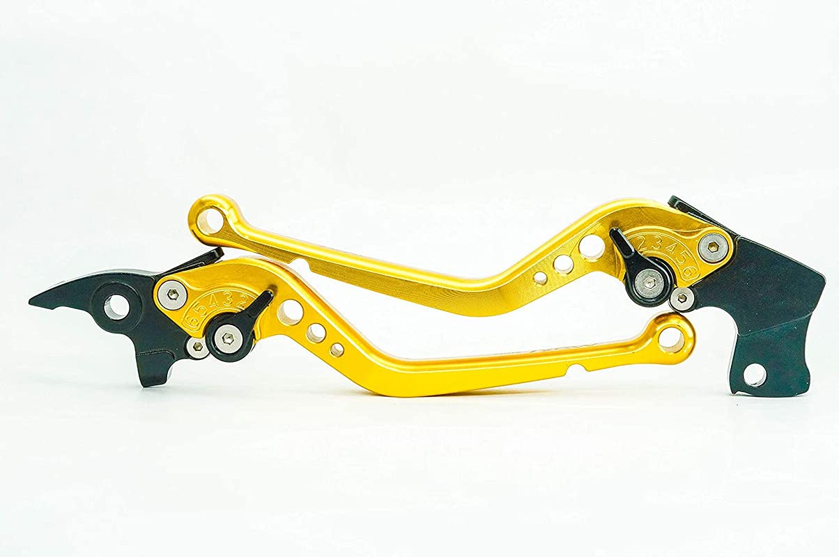 Adjustable Brake Clutch Levers (Golden) MOXI