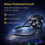 LIU HJG Original 25W Dual-Color LED Fog Light