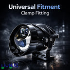 LIU HJG 3 Inch LED Projector Lens Laser Fog Lamp with Cap  120W