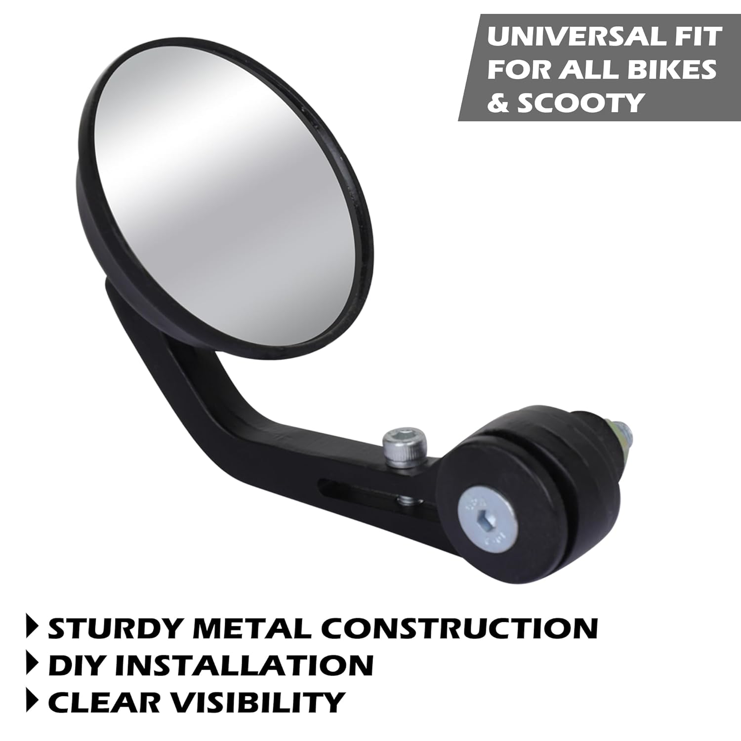 Handlebar Mirror Round