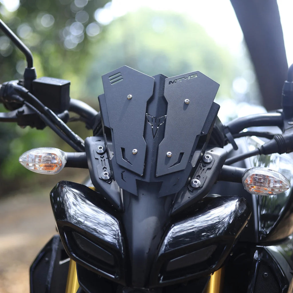 MT-15 METAL VISOR (BLACK)