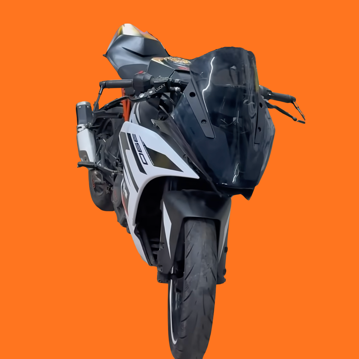 Windshield Visor KTM Black (Smoke)
